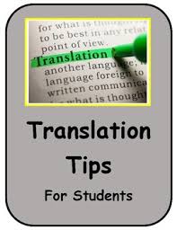 translation tips for students